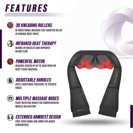 Elevate relaxation with Eterus Neck and Shoulder Massager