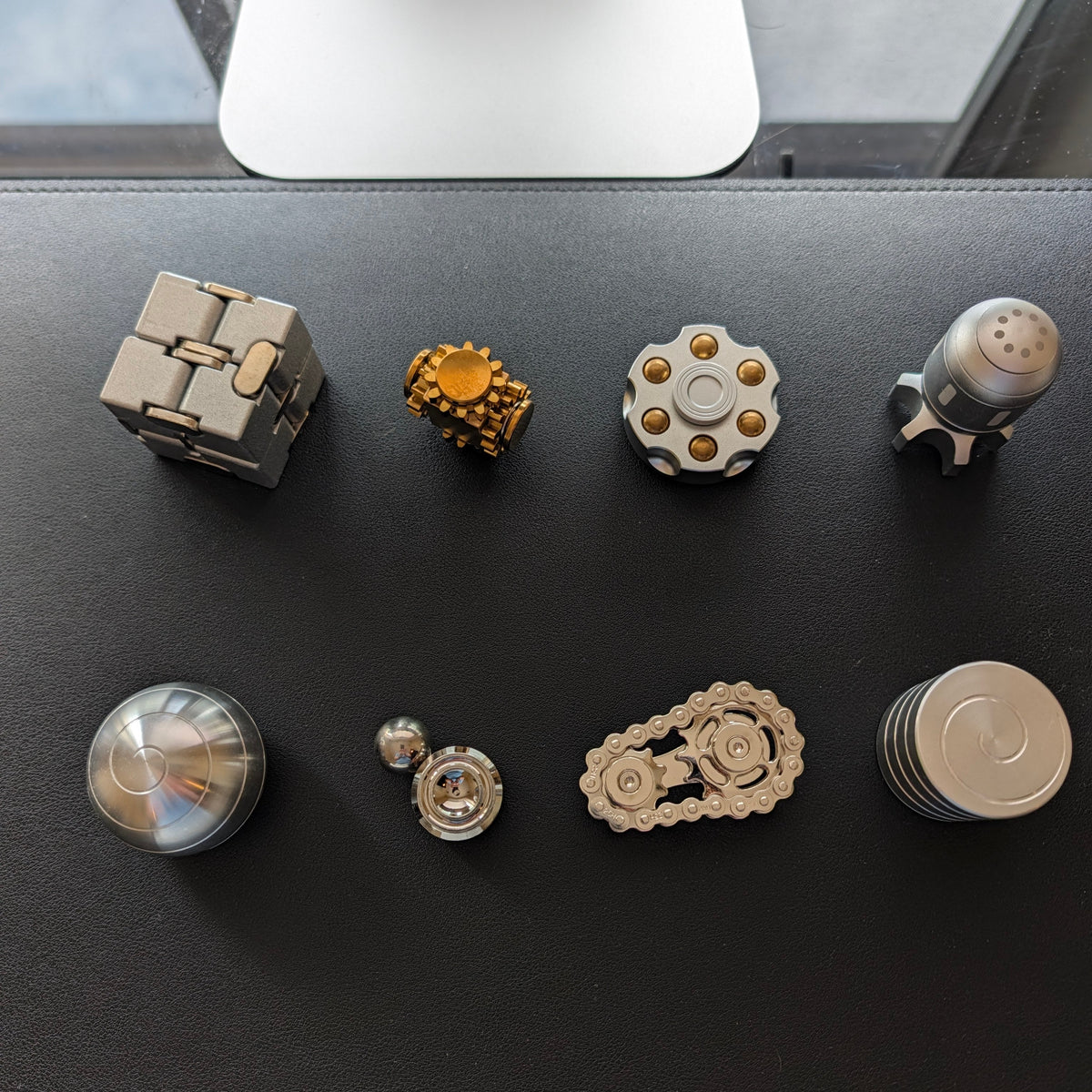 Metal Desk Fidget & Kinetic Toy Collection