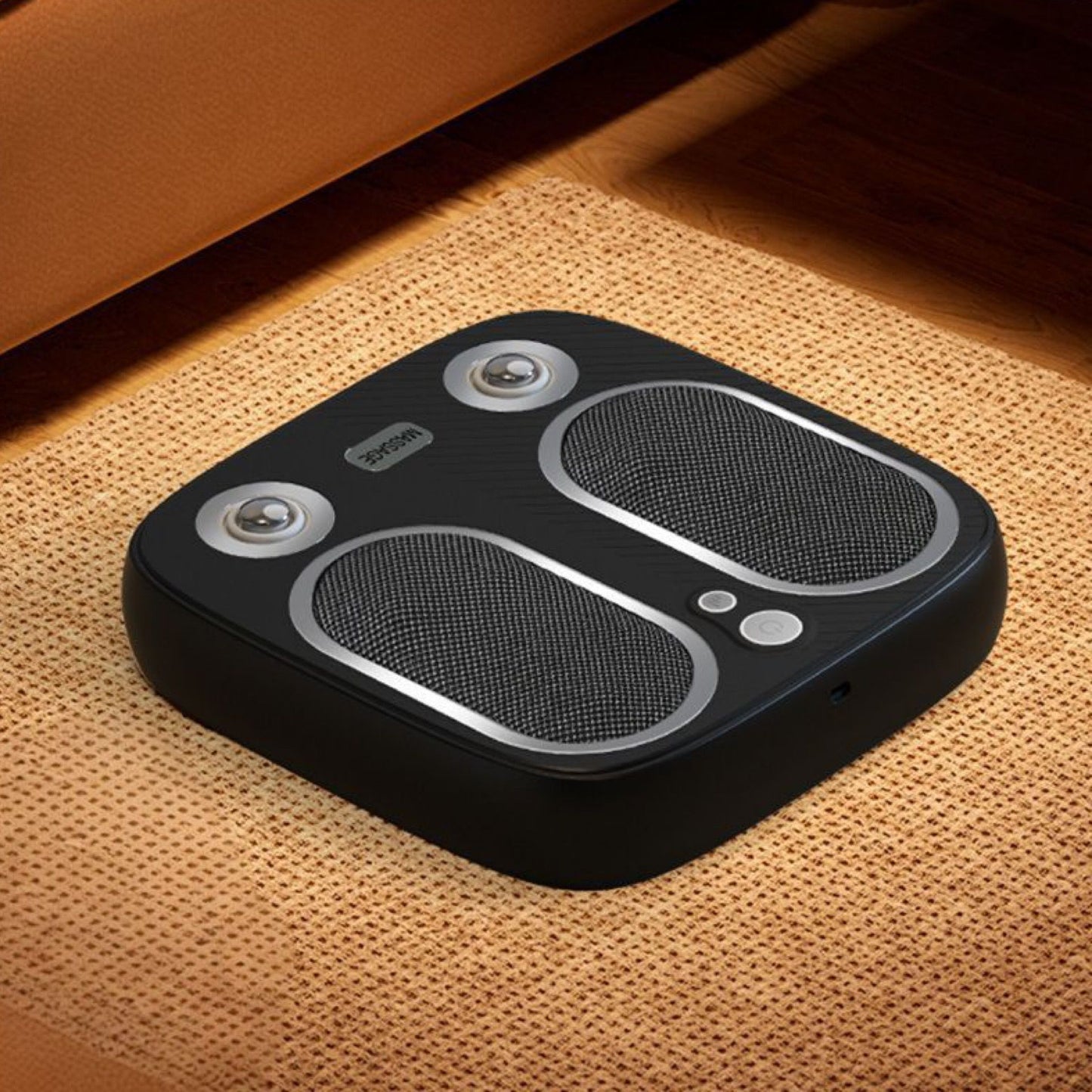 Stress & Pain Relief Foot Massager w/Heat- Deep Tissue, Circulation & Sleep