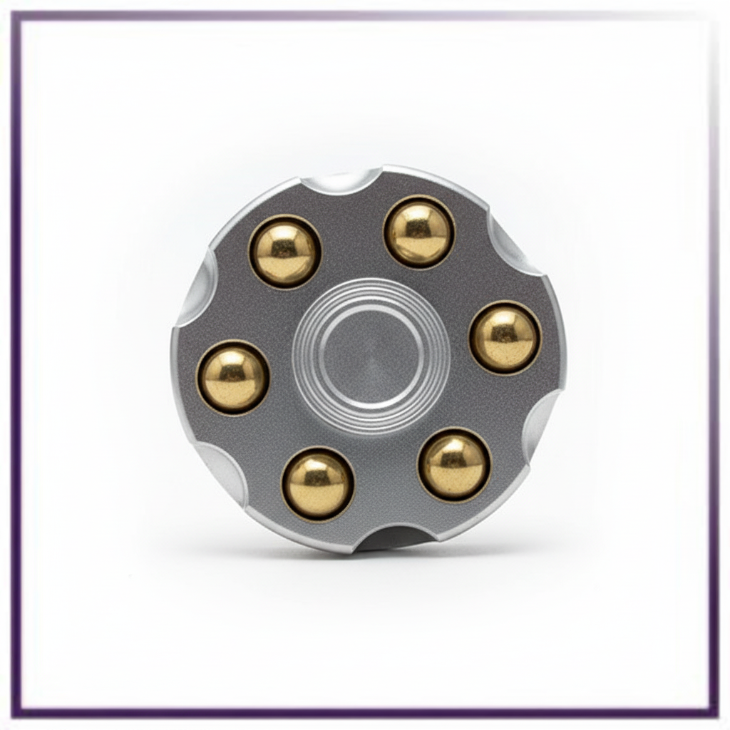 Metal Alloy Rotating Cylinder Spinner Fidget