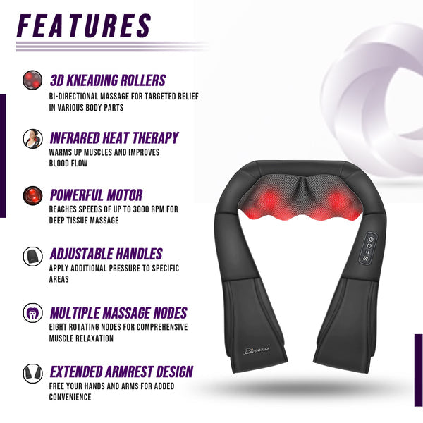 Elevate relaxation with Eterus Neck and Shoulder Massager
