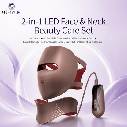 3D Light Therapy Anti-Aging Face Mask & Photonic Freezing-Age Neck Beauty Instrument Set