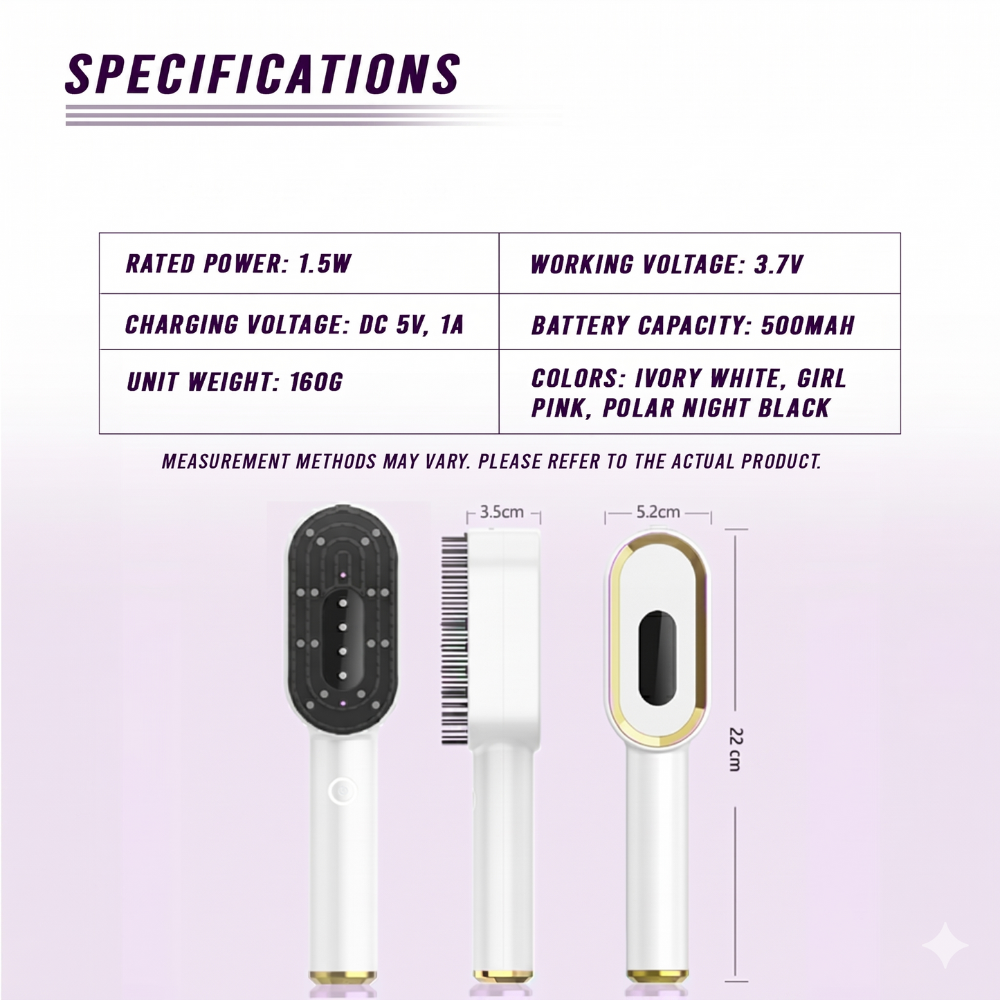 Multi-Functional 3-in-1 Scalp Massager and Oil Applicator Brush