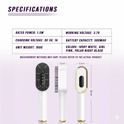 Multi-Functional 3-in-1 Scalp Massager and Oil Applicator Brush