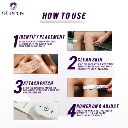 Muscle Recovery & Circulation Stimulator -Leg & Lower Limb Pulse Therapy Patch