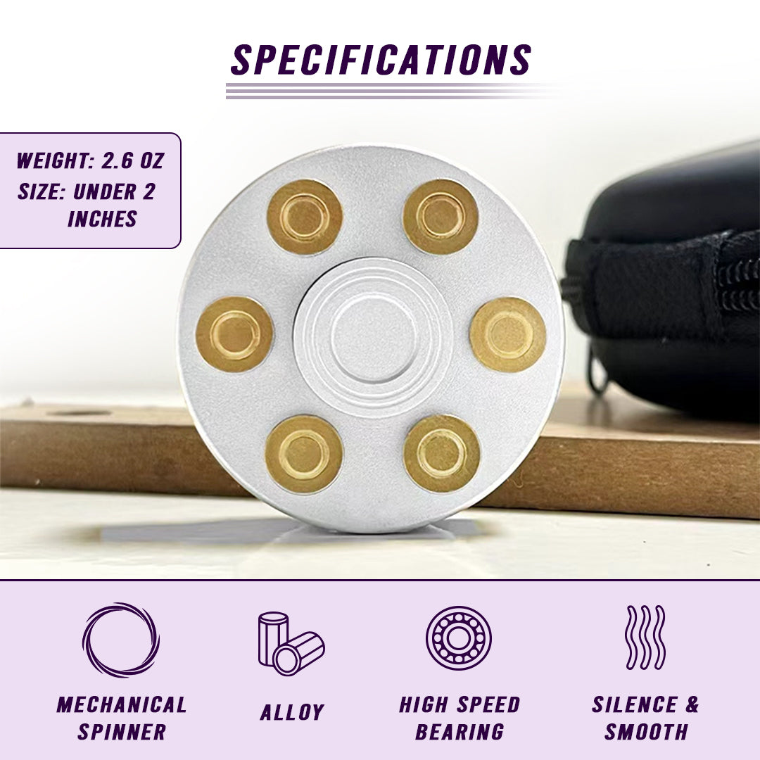 Rotating Spinner Metal Alloy Rotating Cylinder Spinner Fidget – eterus