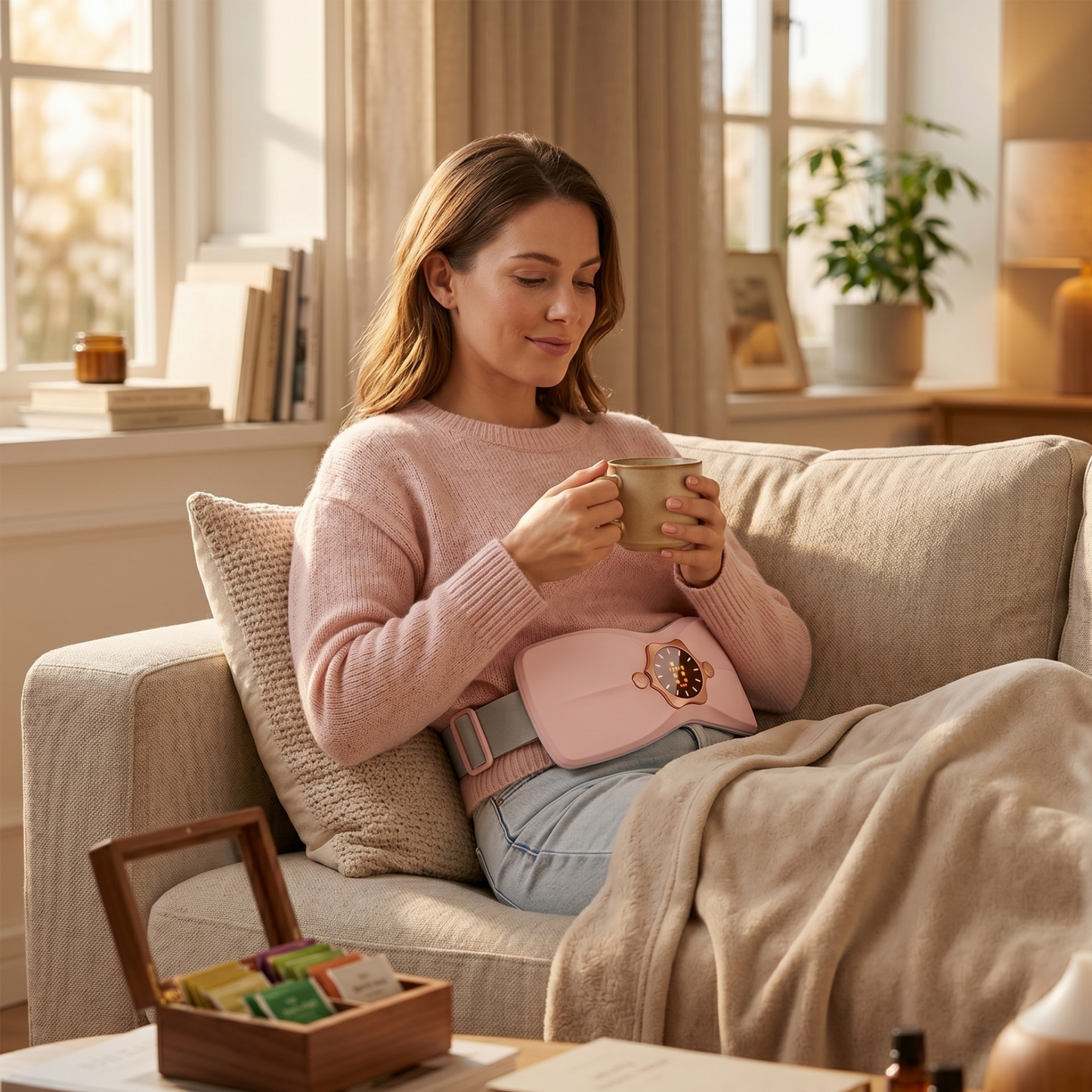 Electric Warming Belt Wellness Heating Pad