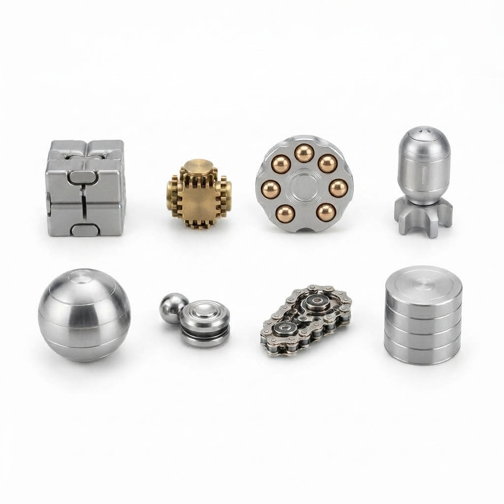 Metal Desk Fidget & Kinetic Toy Collection