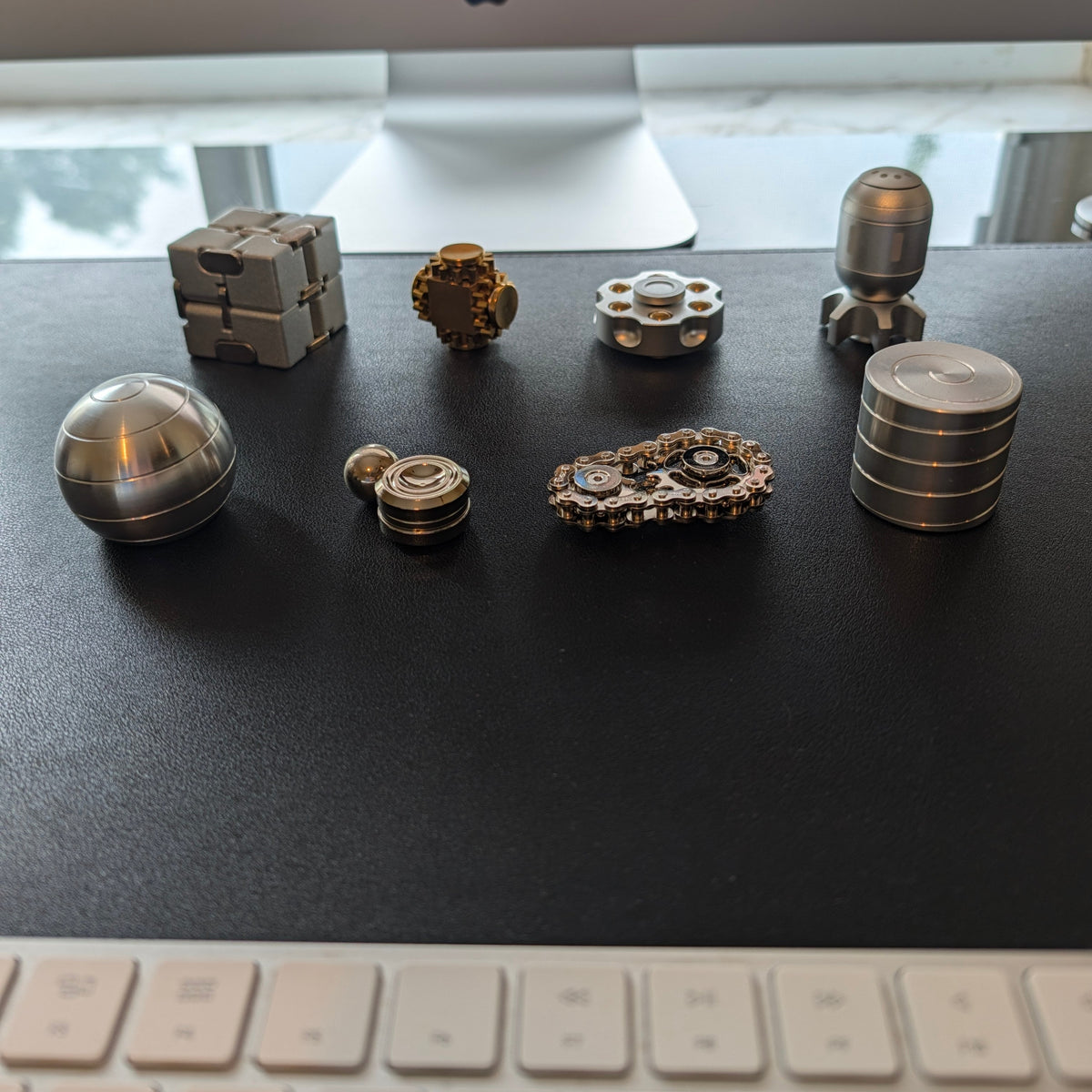 Metal Desk Fidget & Kinetic Toy Collection