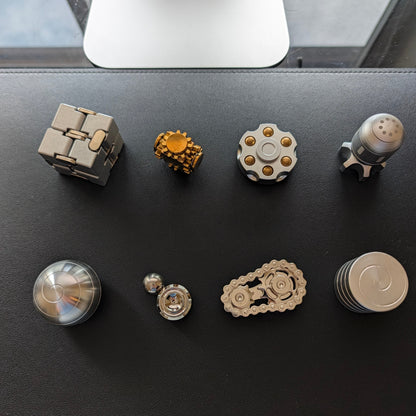 Metal Desk Fidget & Kinetic Toy Collection