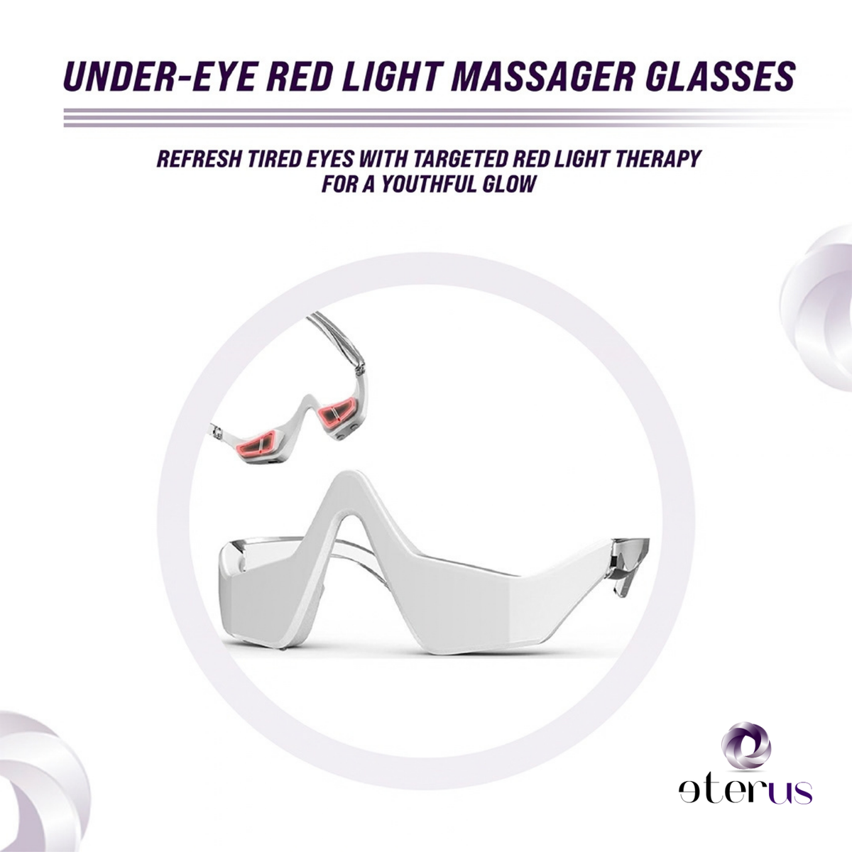 Under-Eye Red Light Therapy Skin Care Massager
