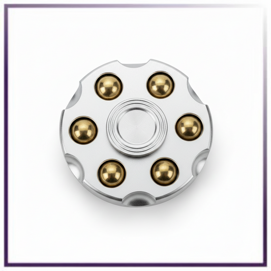 Metal Alloy Rotating Cylinder Spinner Fidget