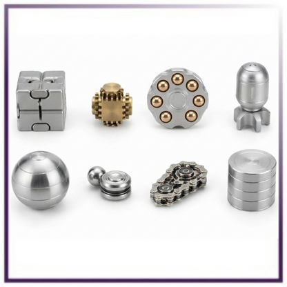 Metal Desk Fidget & Kinetic Toy Collection