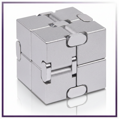 The Desktop Trio | Metal Desk Sculpture & Kinetic Fidget Set